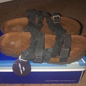 Brand new leather sandals